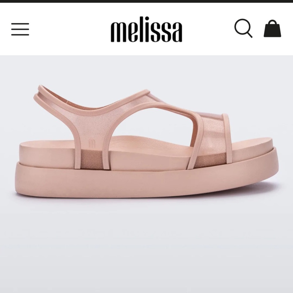 Melissa Platform Jelly Sandals. New in box!